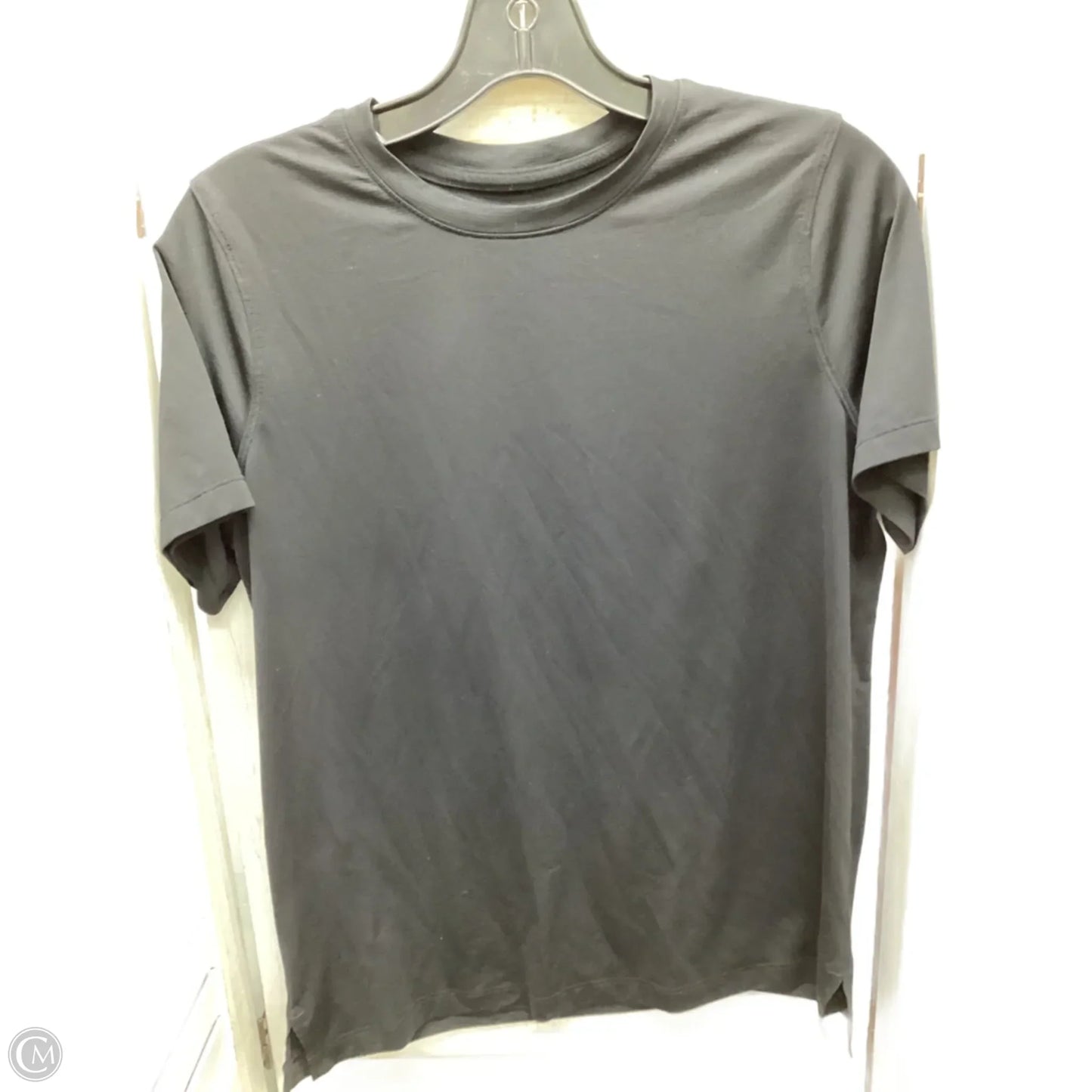 Top Short Sleeve By Lululemon In Black, Size: 4