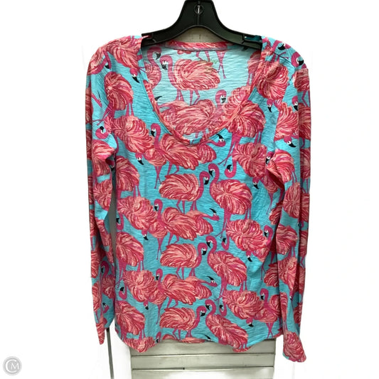 Top Long Sleeve Designer By Lilly Pulitzer In Multi-colored, Size: Xl