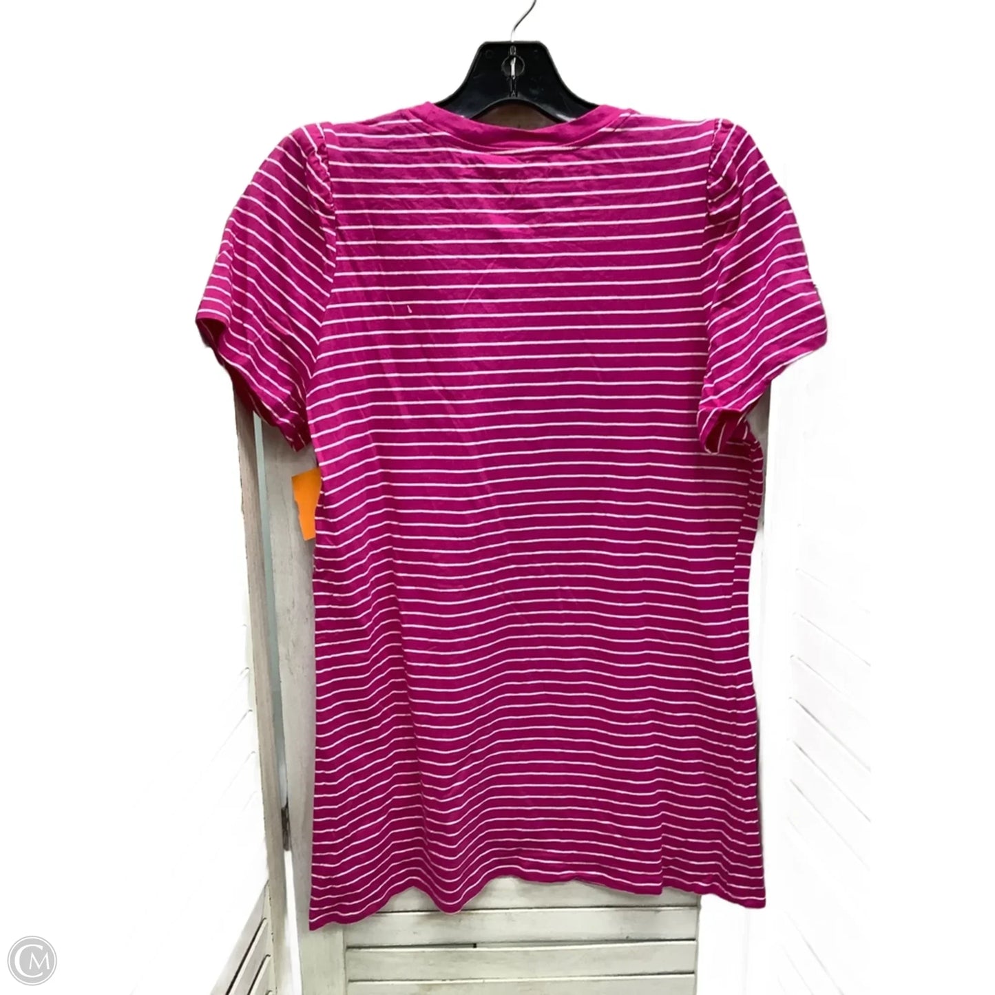 Top Short Sleeve By Crown And Ivy In Striped Pattern, Size: Xl