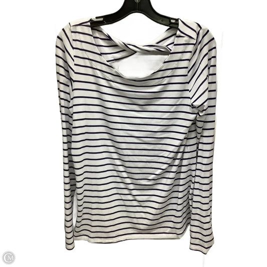 Top Long Sleeve Designer By Lilly Pulitzer In Striped Pattern, Size: L