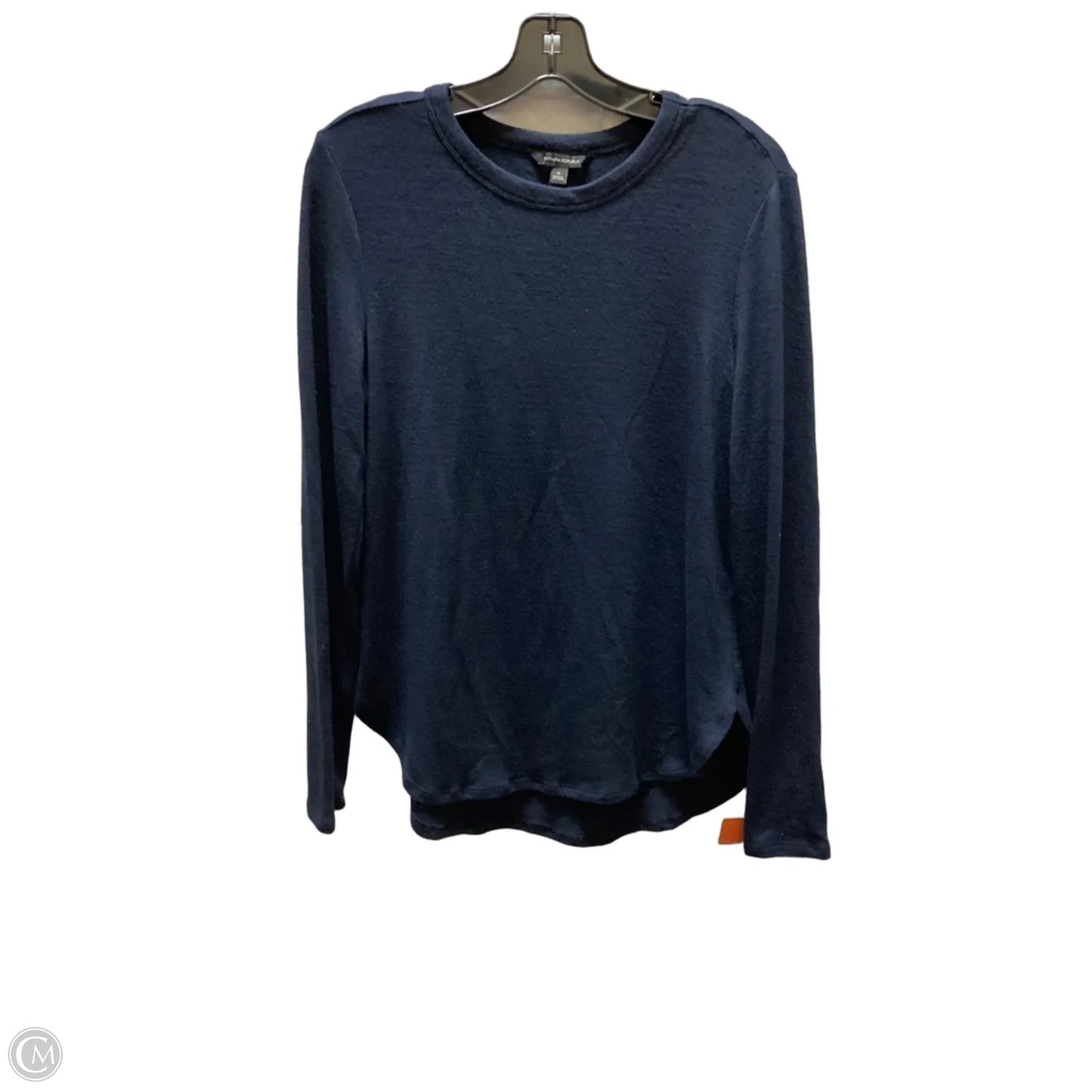 Top Long Sleeve By Banana Republic In Navy, Size: S