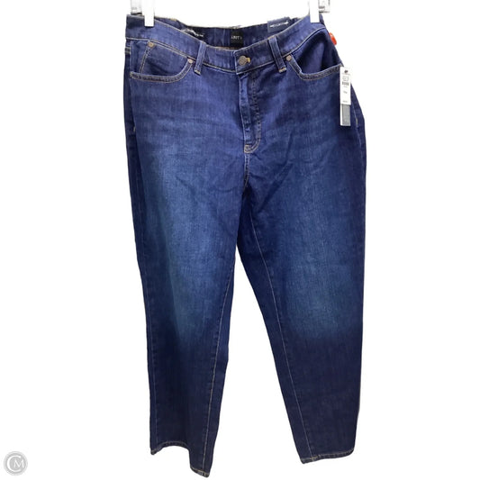 Jeans Cropped By Talbots In Blue Denim, Size: 14