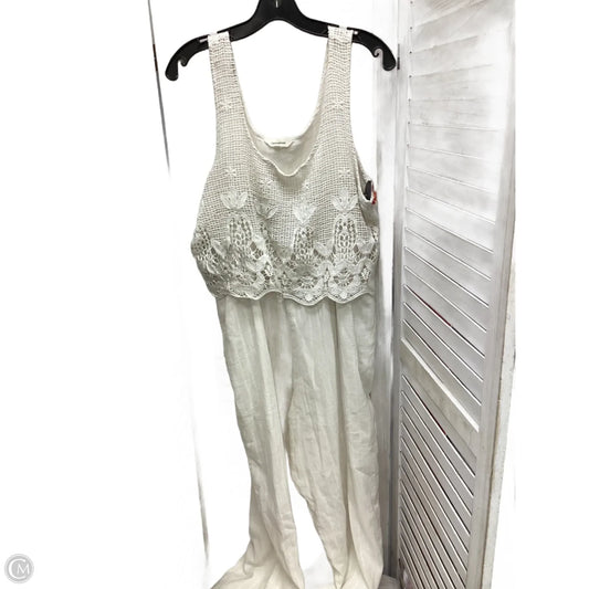 Jumpsuit By Lucky Brand In Ivory, Size: L