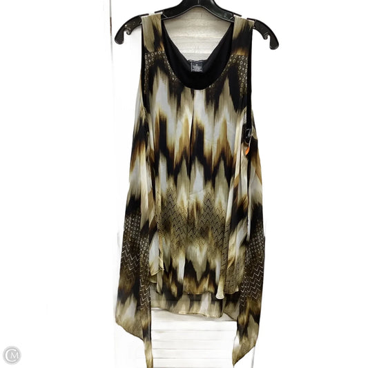 Top Sleeveless By New Directions In Multi-colored, Size: Xl