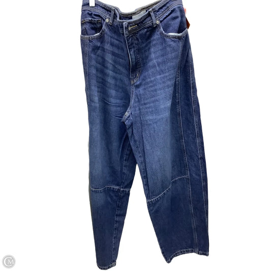 Jeans Boyfriend By Loft In Blue Denim, Size: 12