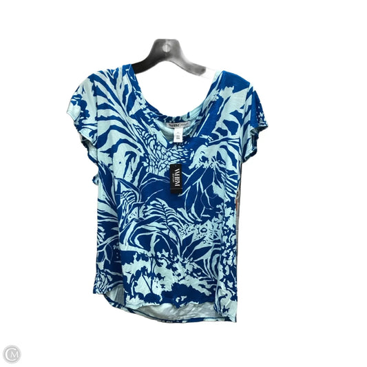 Top Short Sleeve By White House Black Market In Multi-colored, Size: Xl