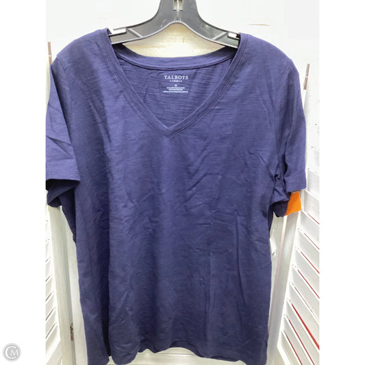 Top Short Sleeve By Tommy Bahama In Blue, Size: L