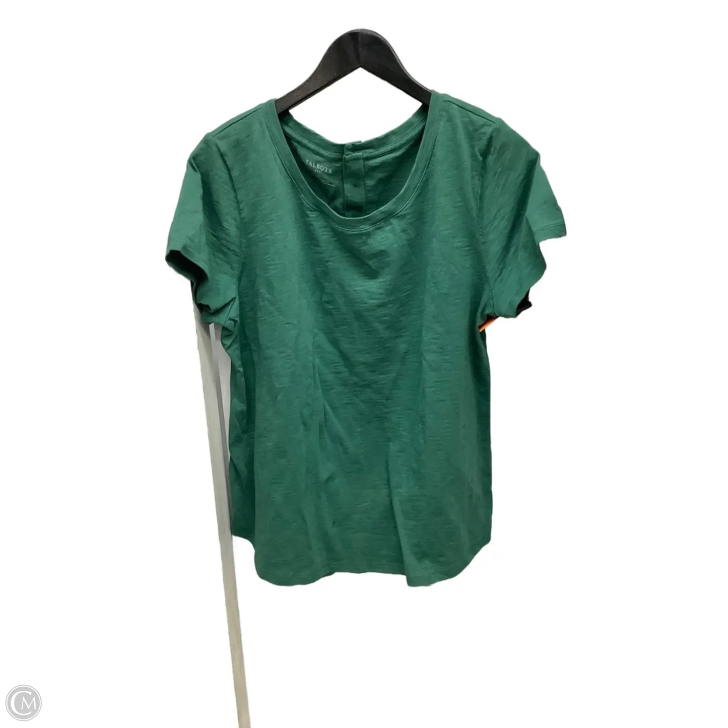 Top Short Sleeve By Talbots In Green, Size: Xl