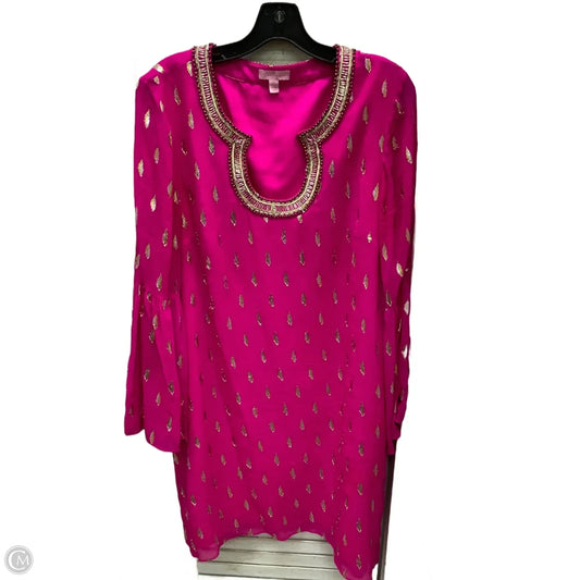 Dress Designer By Lilly Pulitzer In Pink, Size: 16