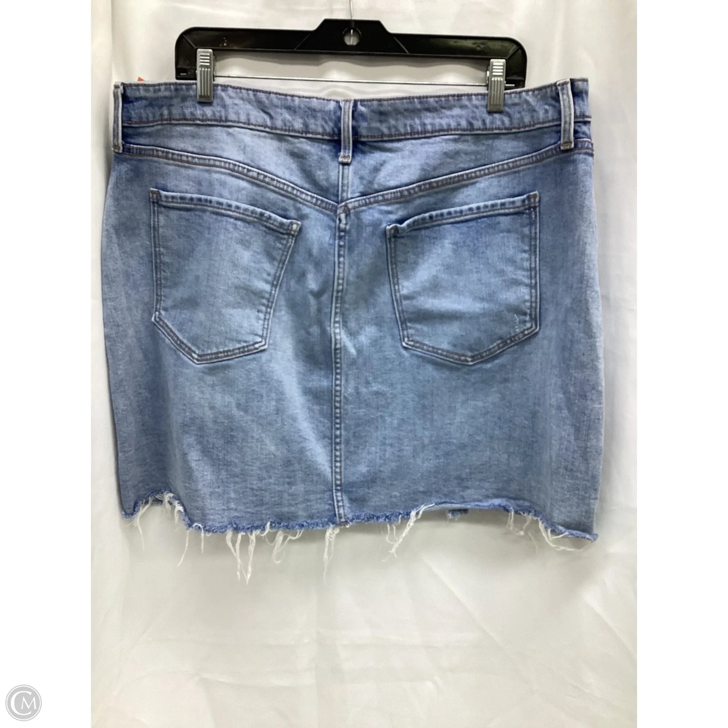 Skirt Midi By Old Navy In Blue Denim, Size: 18