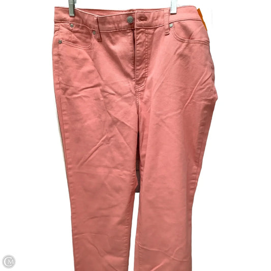 Pants Cropped By Talbots In Pink, Size: 12