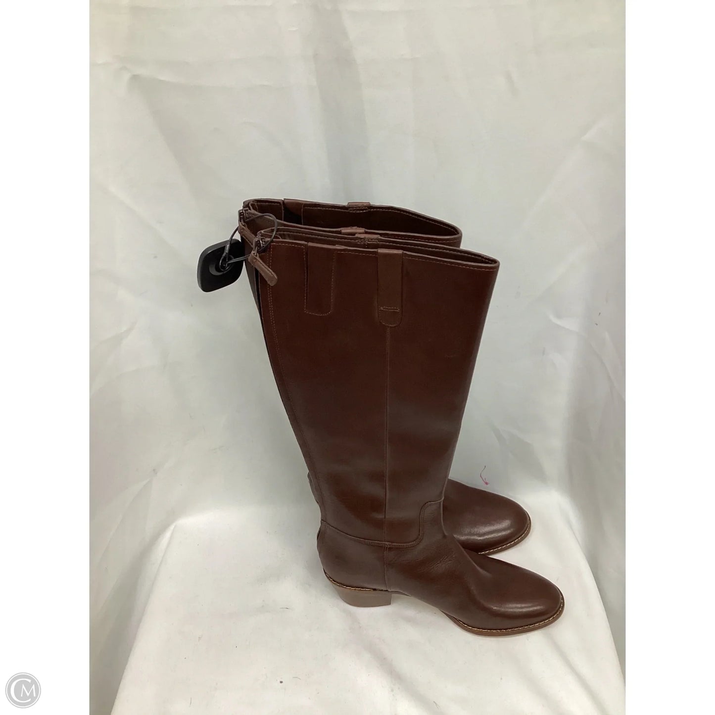 Boots Mid-calf Heels By Cole-haan In Brown, Size: 7.5