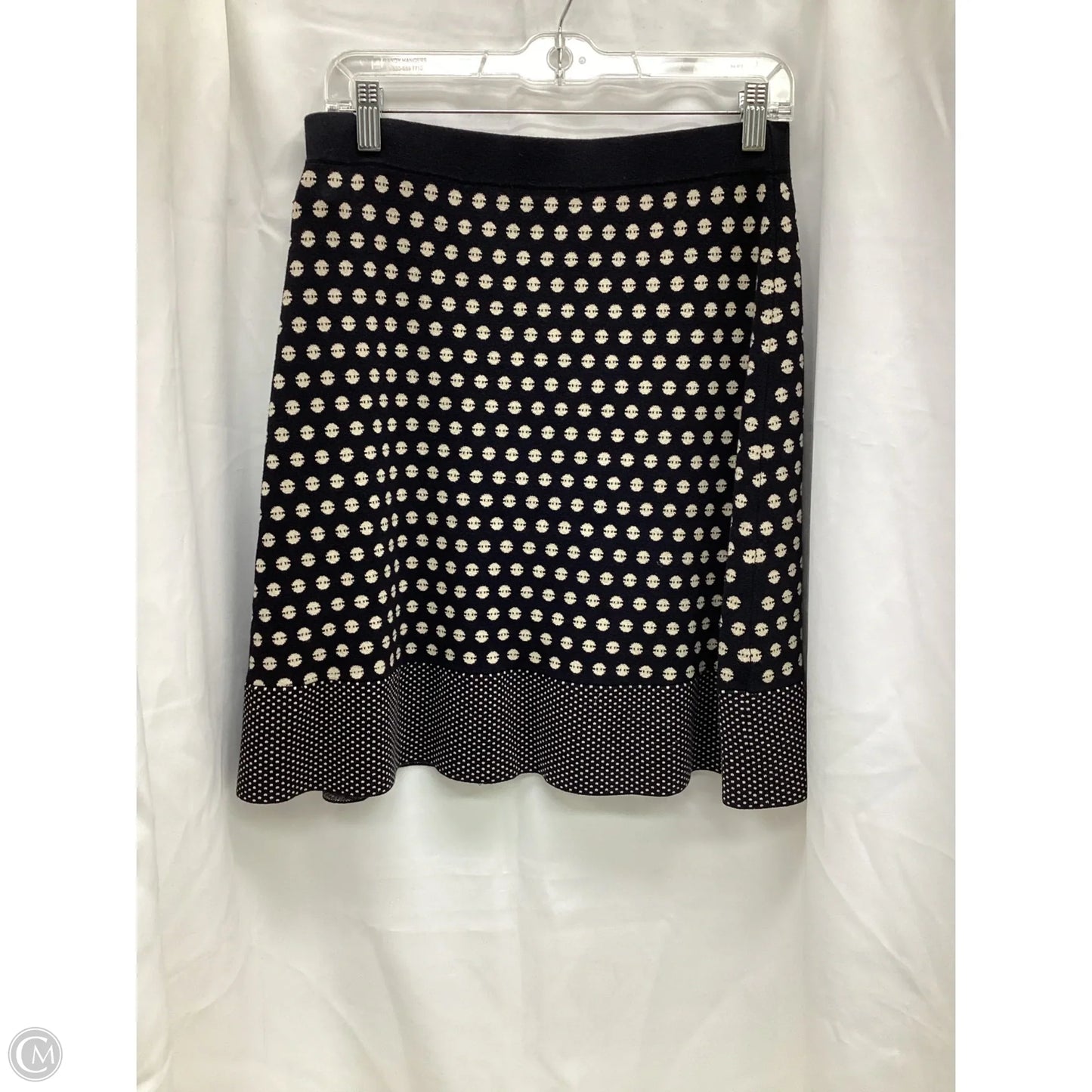 Skirt Midi By Clothes Mentor In Black & Cream, Size: 0