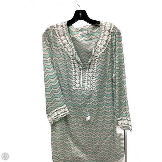 Dress Casual Midi By Vineyard Vines In Multi-colored, Size: L