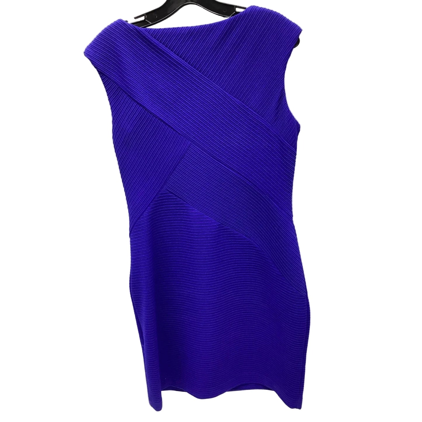 Dress Casual Midi By Calvin Klein In Blue, Size: 12