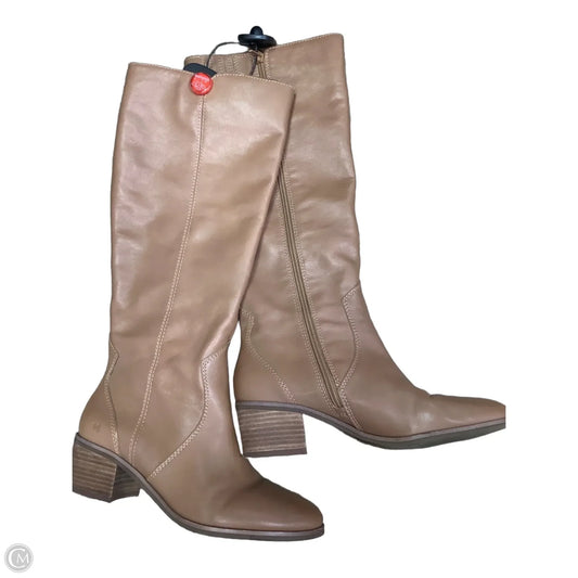 Boots Mid-calf Heels By Lucky Brand In Brown, Size: 7