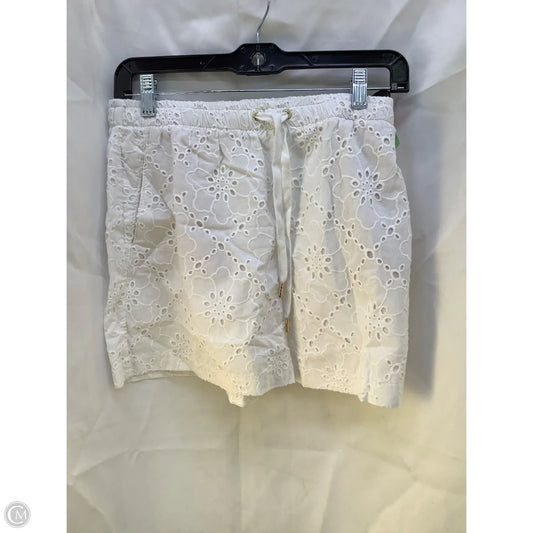 Shorts Designer By Lilly Pulitzer In White, Size: S