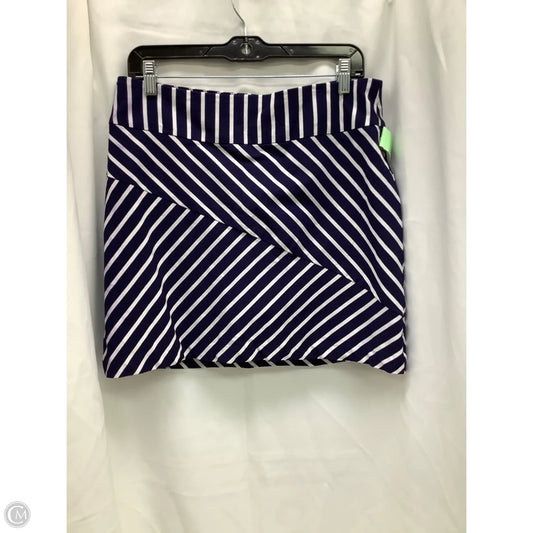 Skort By Crown And Ivy In Striped Pattern, Size: 10