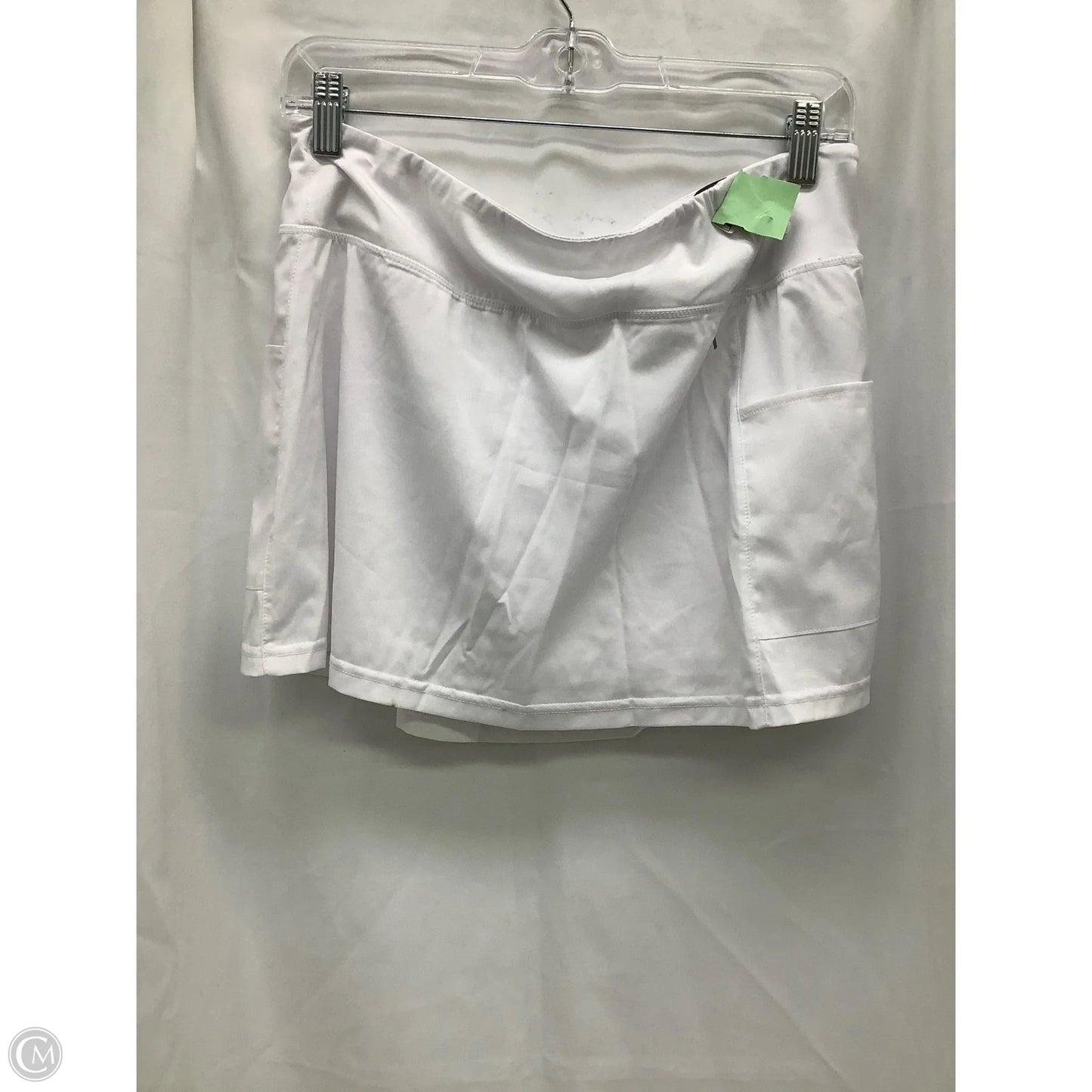 Skort By Clothes Mentor In White, Size: L