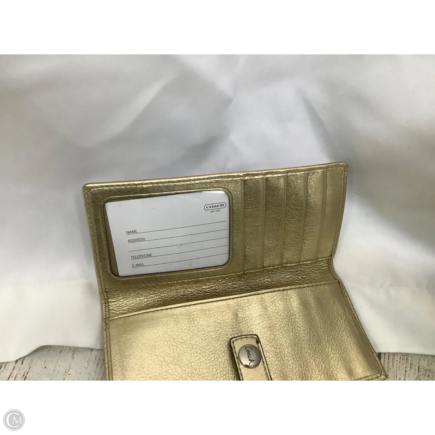 Wallet Designer By Coach, Size: Small