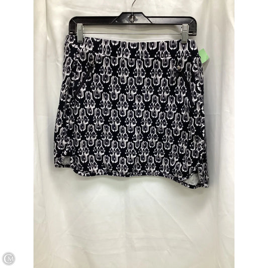 Skort By Jones New York In Black & White, Size: L