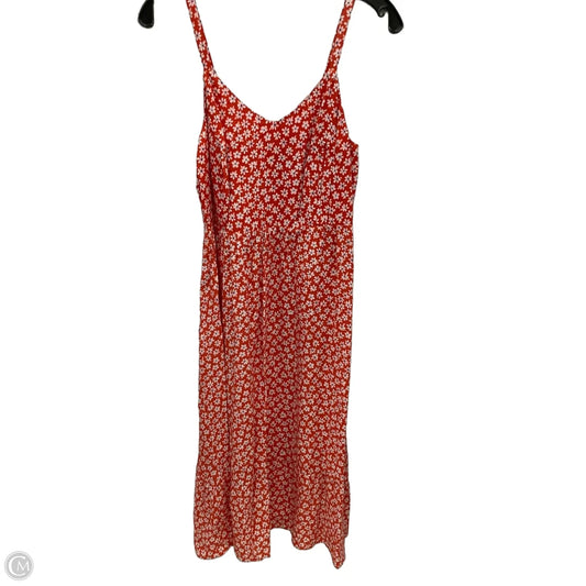 Dress Casual Midi By Old Navy In Floral Print, Size: S