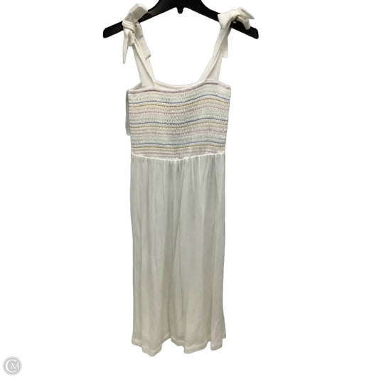 Dress Casual Midi By Lc Lauren Conrad In White, Size: S