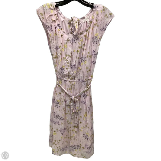 Dress Casual Midi By Lc Lauren Conrad In Multi-colored, Size: S