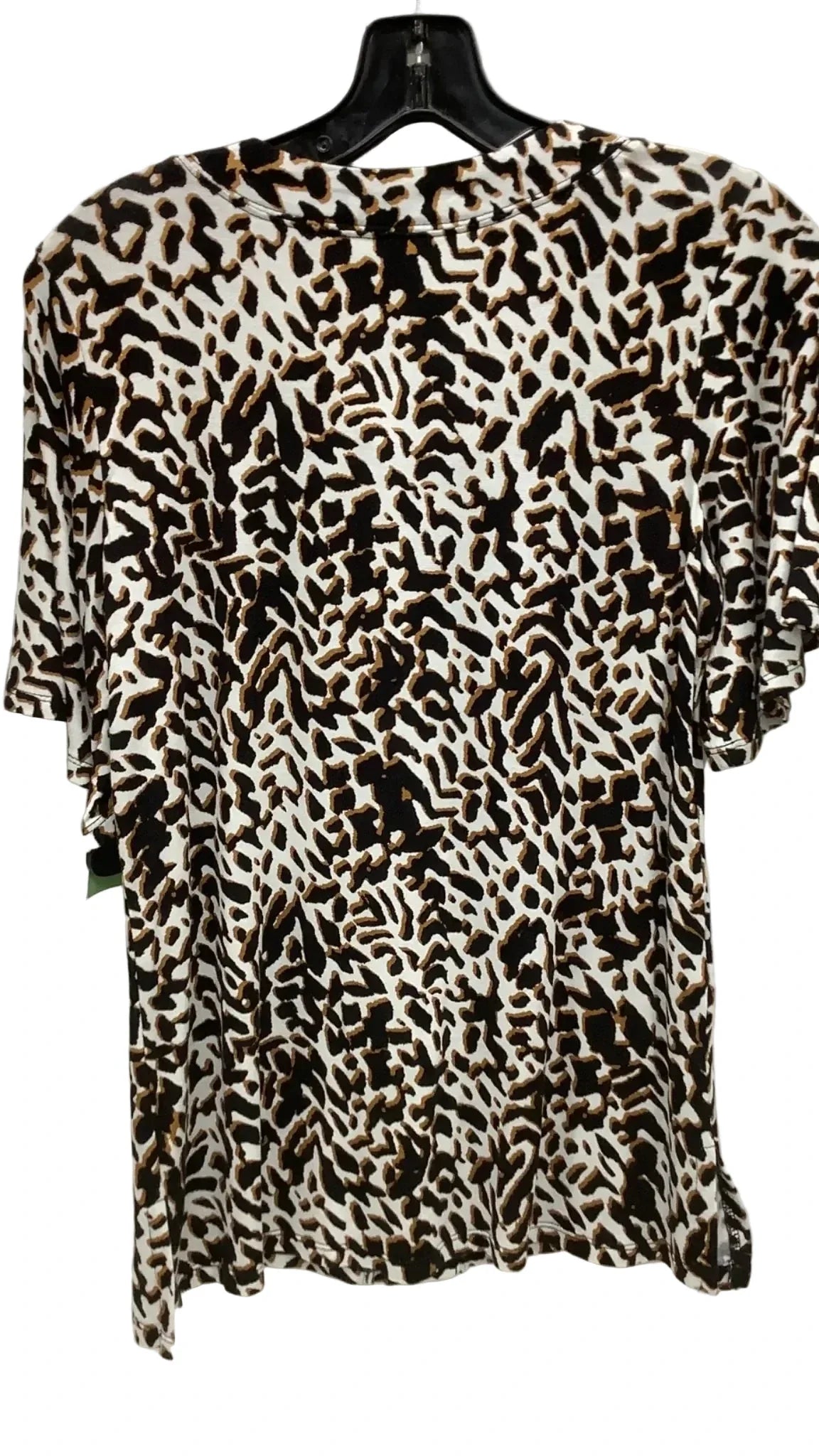 Top Short Sleeve By Clothes Mentor In Animal Print, Size: XS