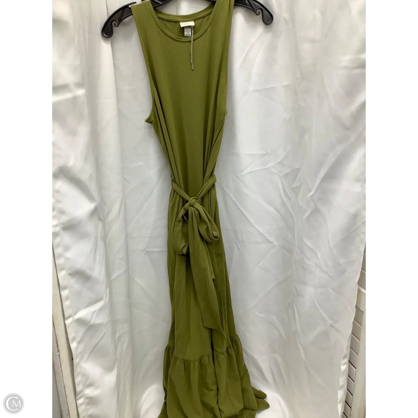 Dress Casual Maxi By A New Day In Green, Size: Xs
