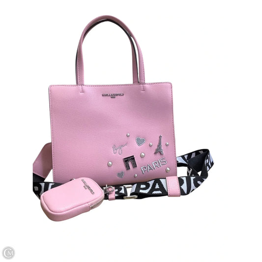 Tote Designer By Karl Lagerfeld, Size: Medium