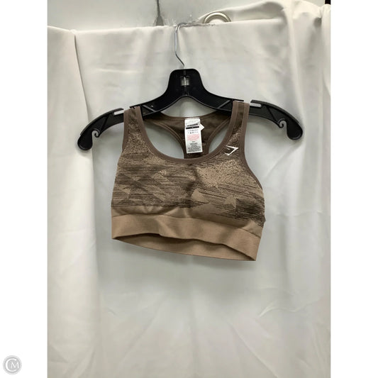 Athletic Bra By Gym Shark In Brown, Size: M