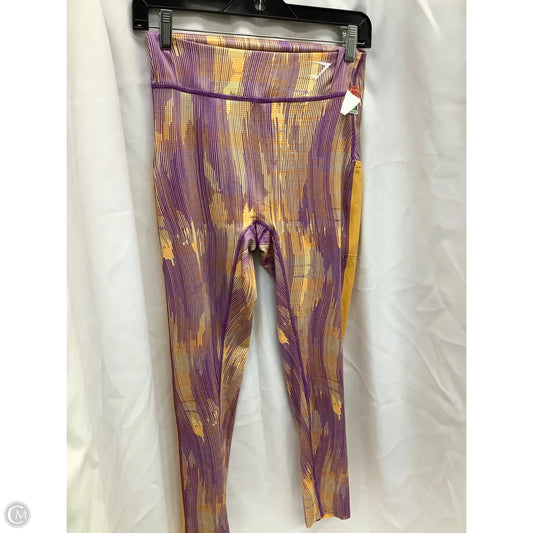 Pants Leggings By Gym Shark In Striped Pattern, Size: M