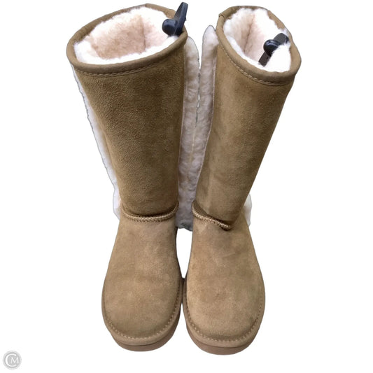Boots Mid-calf Flats By Bearpaw In Tan, Size: 7