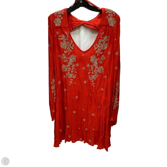 Dress Casual Midi By Free People In Red, Size: Xl