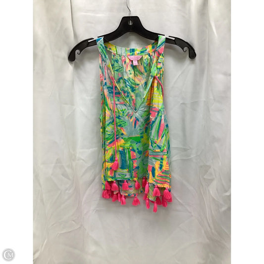 Top Sleeveless Designer By Lilly Pulitzer In Multi-colored, Size: M