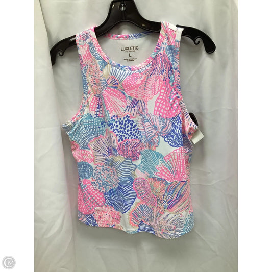 Top Sleeveless Designer By Lilly Pulitzer In Multi-colored, Size: L