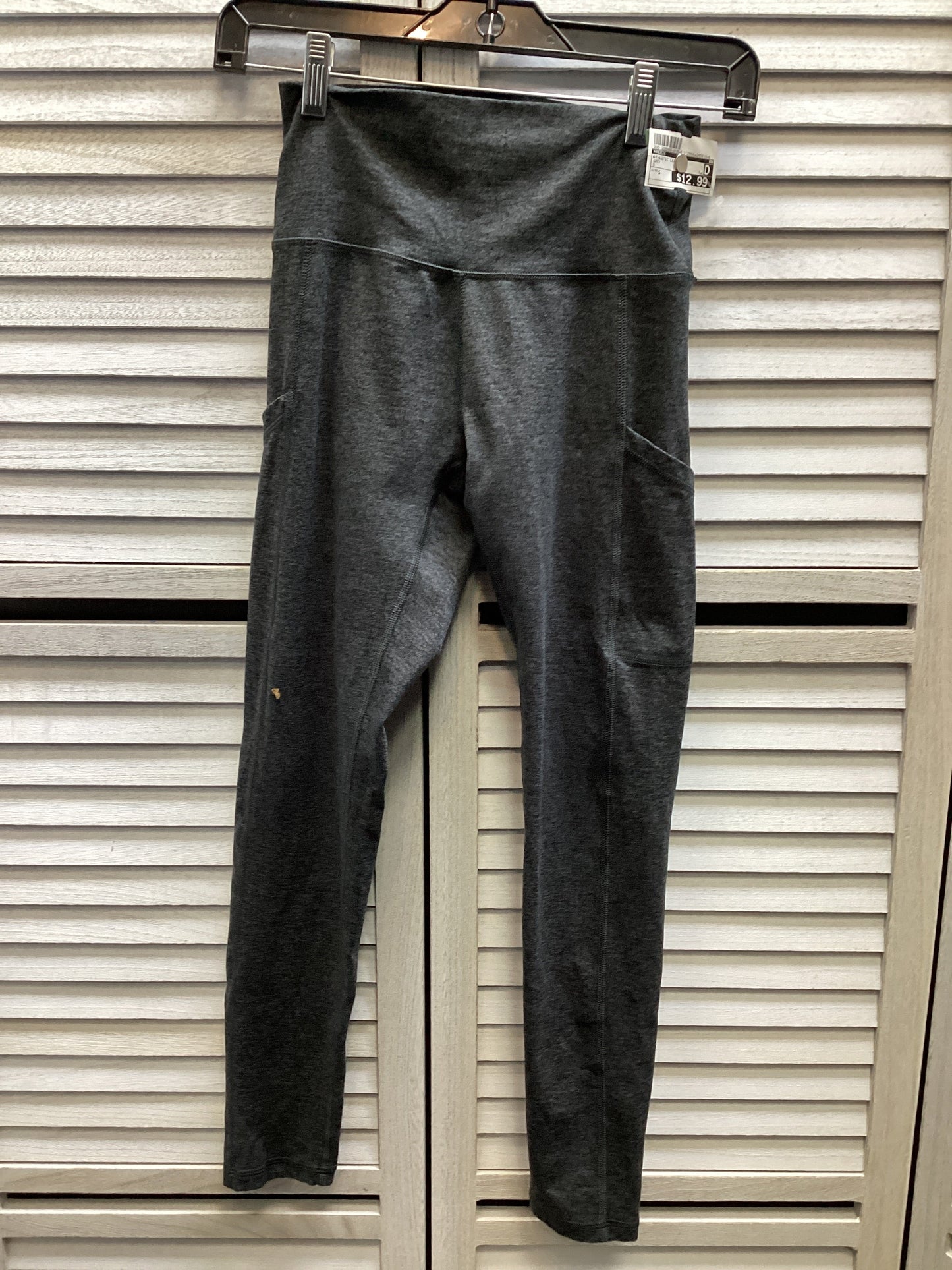 Athletic Leggings By Aerie In Grey, Size: S