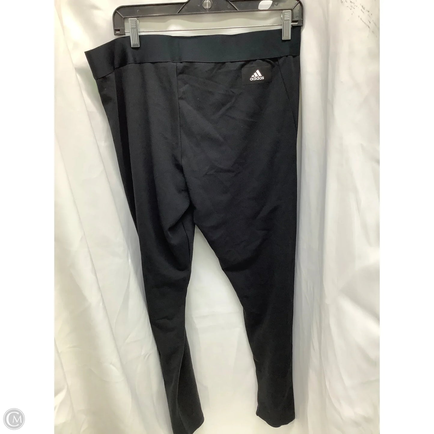 Athletic Leggings By Adidas In Black, Size: Xl