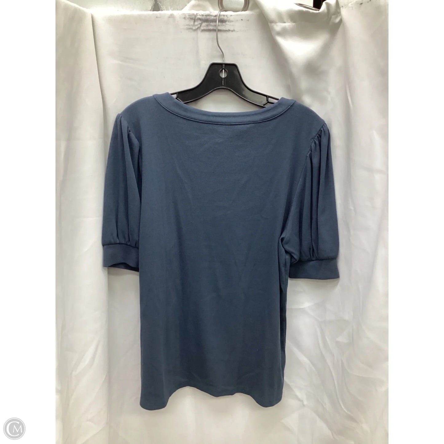 Top Short Sleeve By Loft In Blue, Size: Xl