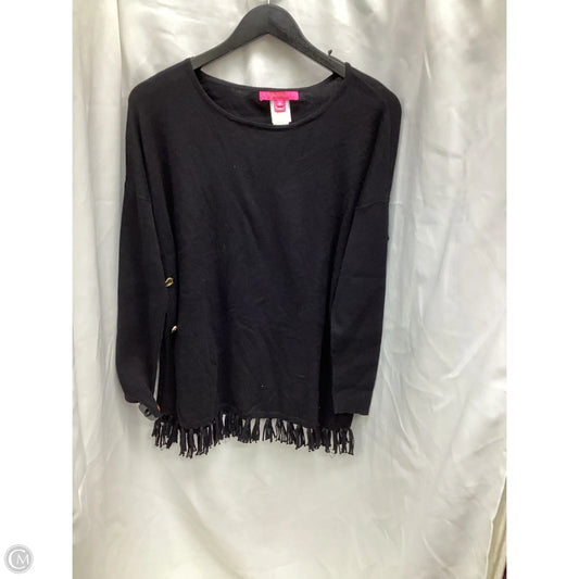 Top Long Sleeve Designer By Lilly Pulitzer In Black, Size: M