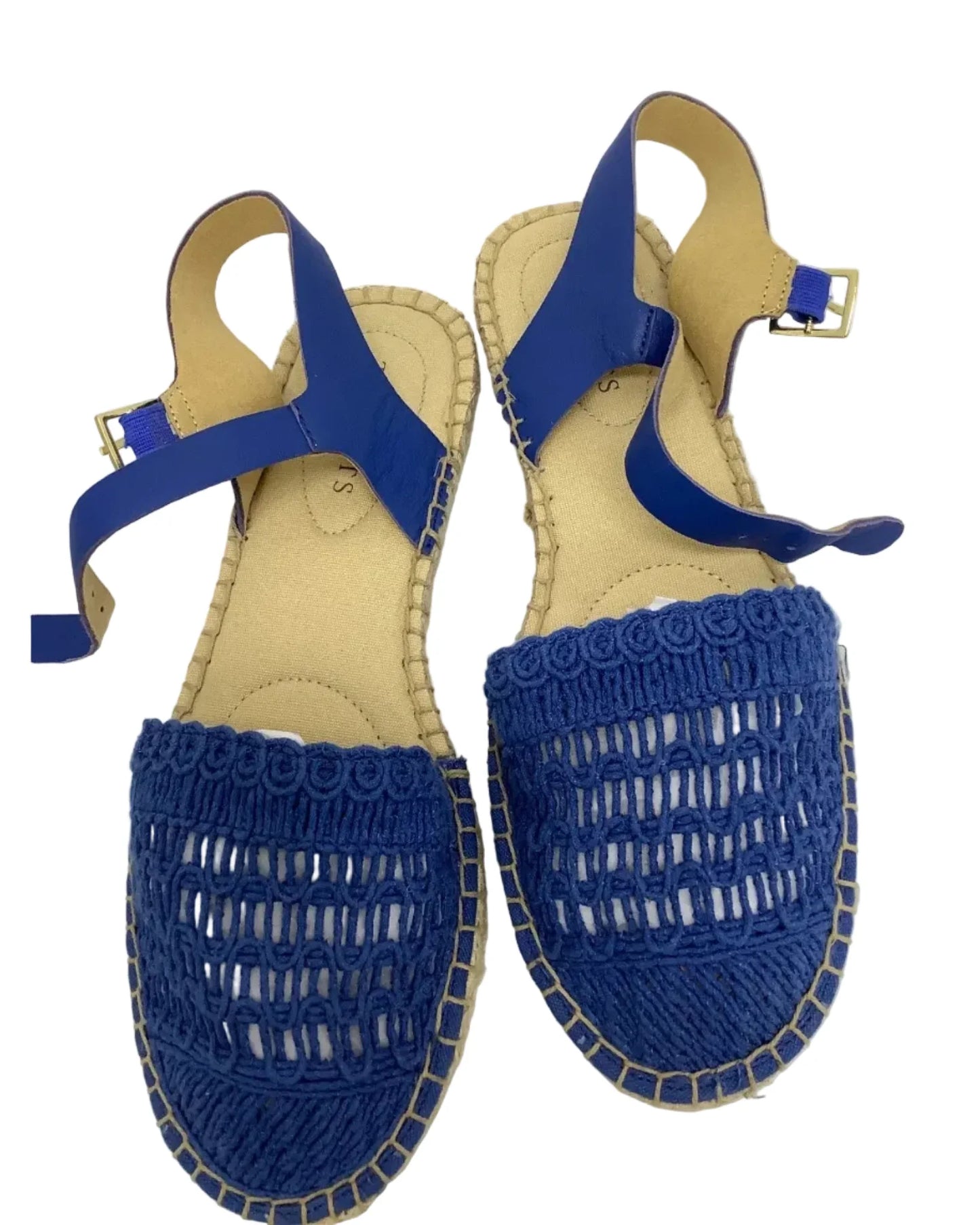 Sandals Flats By Talbots In Blue, Size: 8.5