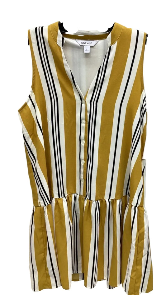 Dress Casual Midi By Nine West In Multi-colored, Size: S