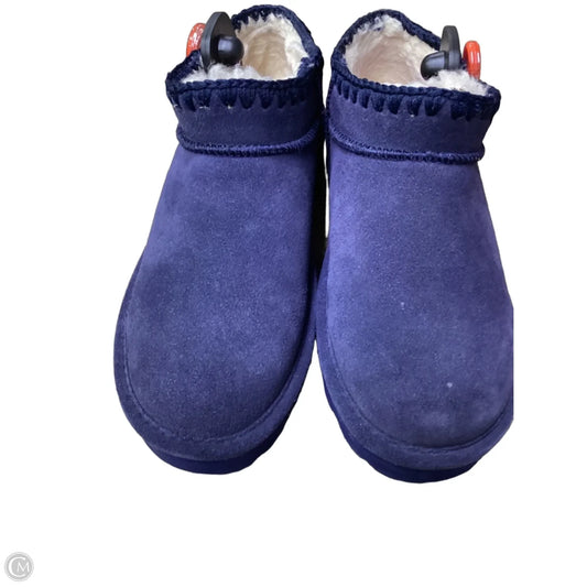 Boots Snow By Bearpaw In Navy, Size: 8.5