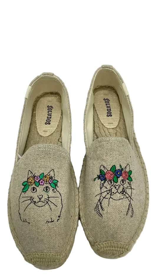 Shoes Flats By Soludos In Multi-colored, Size: 9