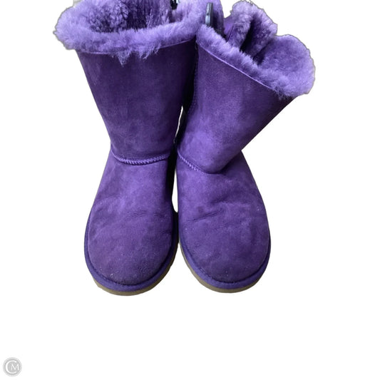 Boots Designer By Ugg In Purple, Size: 6