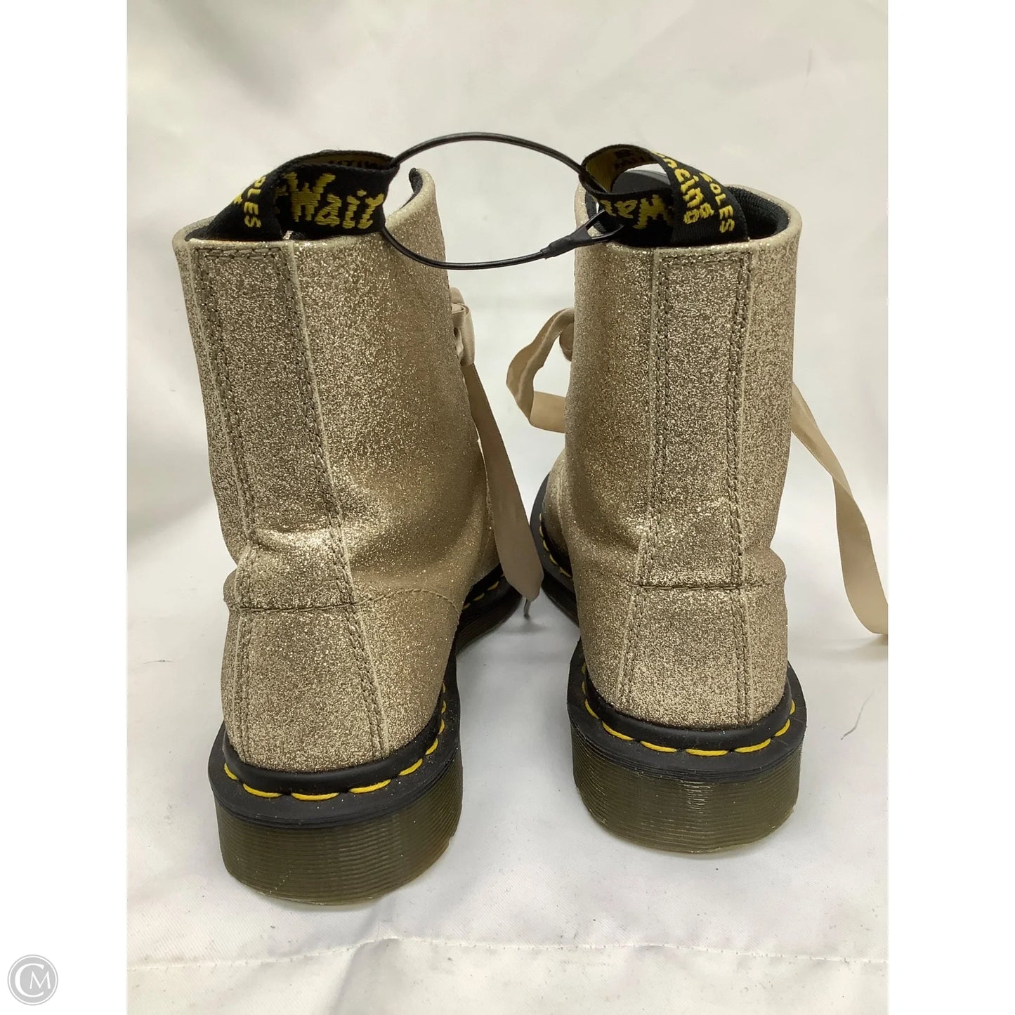 Boots Combat By Dr Martens In Gold, Size: 7
