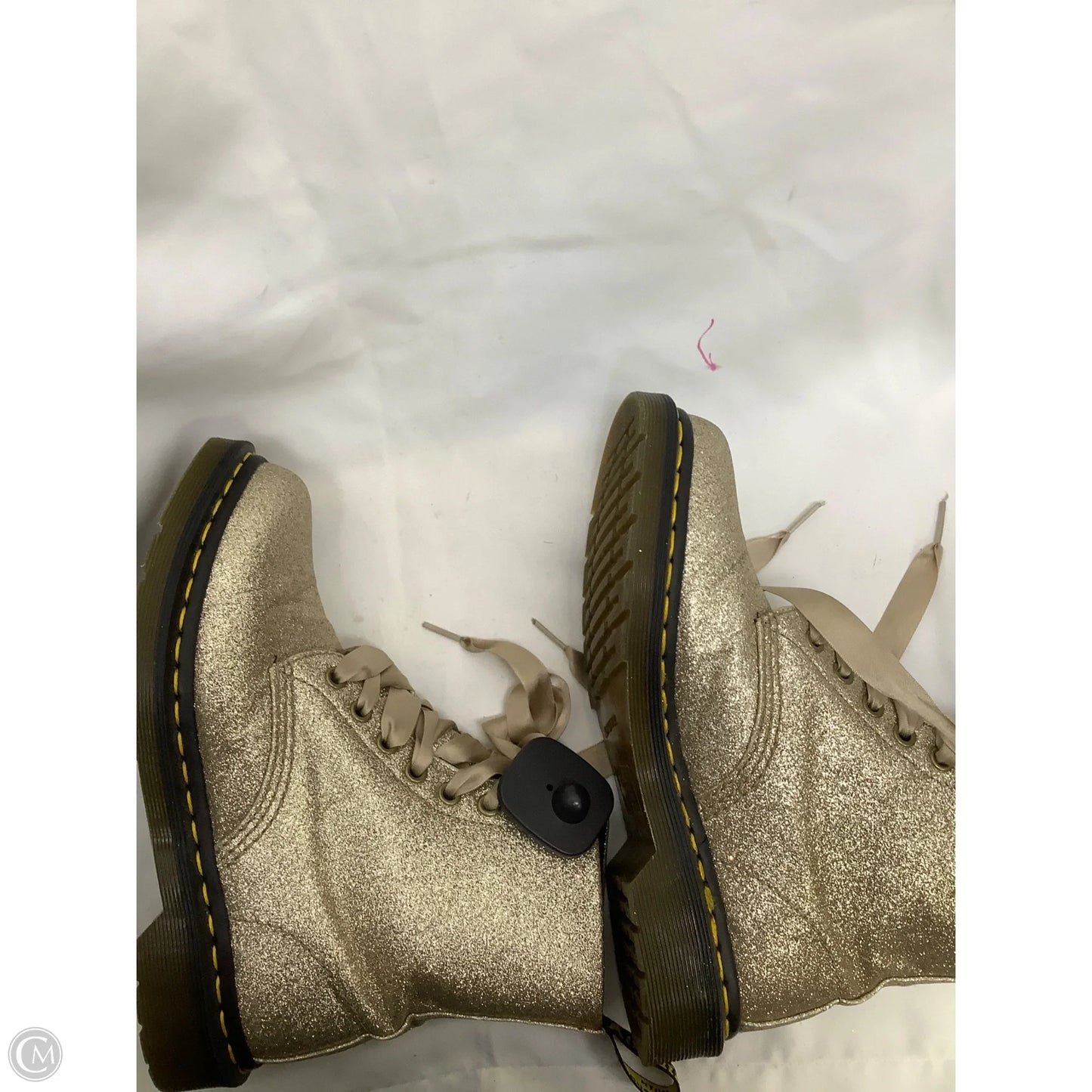 Boots Combat By Dr Martens In Gold, Size: 7
