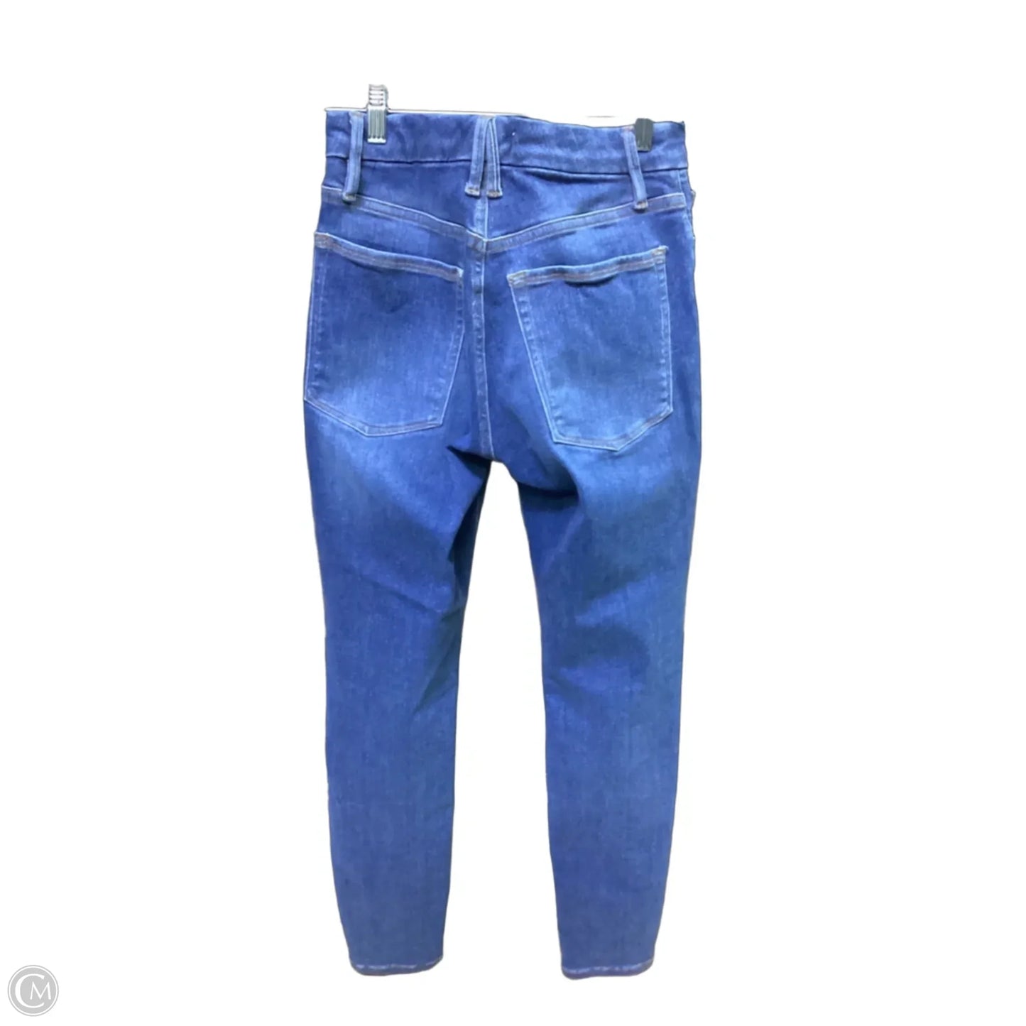 Jeans Skinny By Good American In Blue Denim, Size: 4