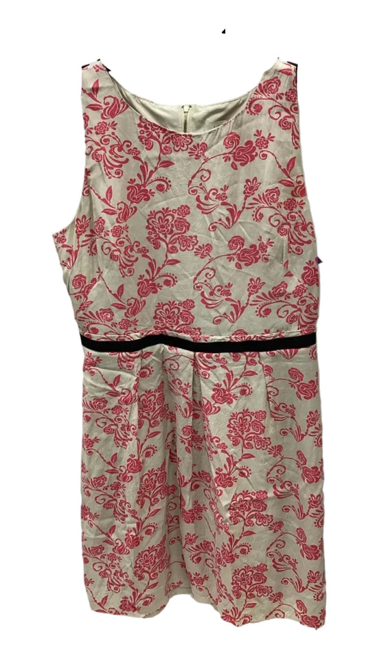 Dress Casual Midi By Loft In Multi-colored, Size: 10